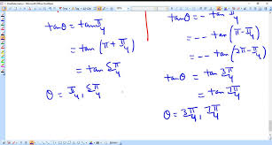 And Real Numbers Trig Equations With