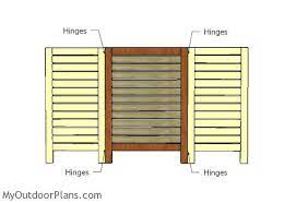 Outdoor Privacy Screen Plans