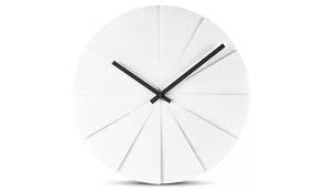 Leff Amsterdam Scope Clock White By
