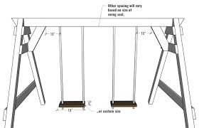 simple wooden swing set plans nick