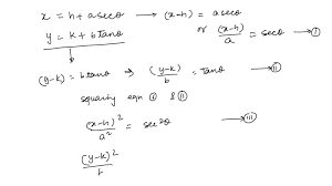 Rectangular Equation Hyperbola
