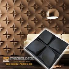 Plastic Mold For 3d Panel For Plaster