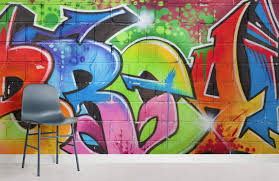 New York Graffiti Wallpaper Mural Hovia