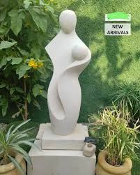 White Marble Garden Sculpture