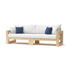 Benson 96in Wood Outdoor Sofa