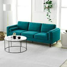 Luxury Modern Velvet Sofa Teal