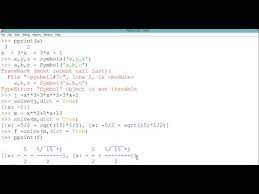 Solve Quadratic Equation In Python