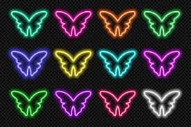 Neon Border Vector Art Icons And