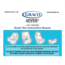 Graco Convertible Car Seat User Manual