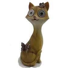 Solar 9 In Preppy Cat Statue With