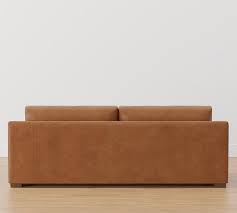 Shasta Square Arm Leather Sofa