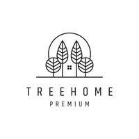 Home Tree Logo Vector Art Icons And