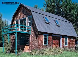 16 24 Gambrel 2 Story Shed Plans