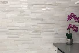 White Stone Wall Tiles Aksent Panel