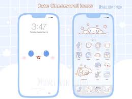 Cute Bunny Icon Set Cute Icons Blue