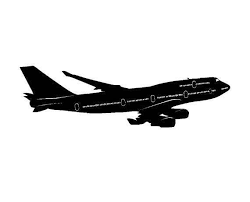 College School Jet Wall Decal Boeing