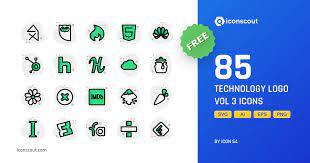 Free Technology Logo Vol 3 Icon Pack