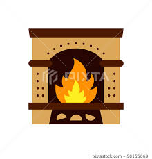 Fireplace Fire Single Color