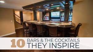 Basement Bars With Matching Cocktails