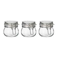 Ikea Clear Glass Jar With Lid Spice
