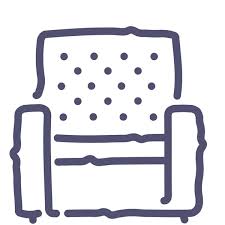 Armchair Chair Furniture Icon Outline