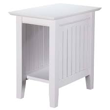 Nantucket Chair Side Table White At