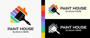 Cool Building Paint Logo Design