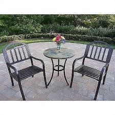 Oakland Living 3 Piece Rose Bistro Set
