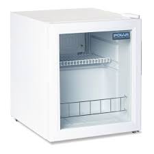 Glass Door White Display Fridge