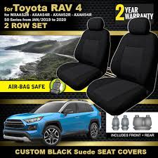 Black Custom Seat Covers For Toyota Rav