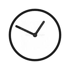 Clock Line Icon Iconbunny