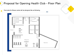 Proposal For Opening Health Club Floor