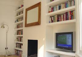 Floating Shelves In Alcoves By