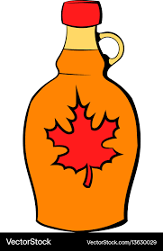 Maple Syrup Icon Cartoon Royalty