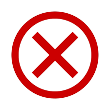 Premium Vector Red Cross Mark Icon