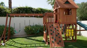 attach a swing set to a playhouse