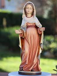 Pregnant Virgin Mary Wooden Statue Our