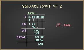 How To Find The Square Root Of 2