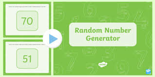 Classroom Random Number Generator 0 100