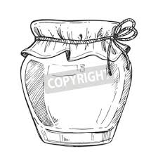 Mason Jar Freehand Pencil Drawing