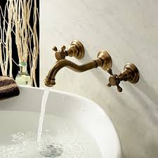 Classic Wall Mount Bathroom Sink Faucet