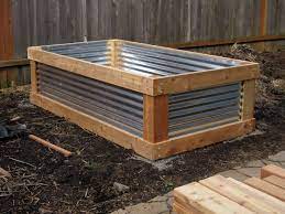 Cedar Metal Raised Bed Project