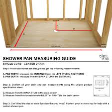 Center Drain In The Shower Pans