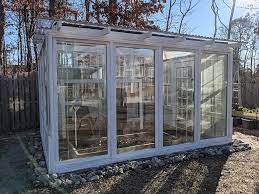 Greenhouse Made From Old Widows Is