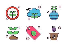 Ecology Line Filled Icons By Icon