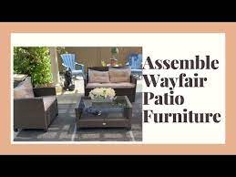 Assembling Wayfair Patio Furniture