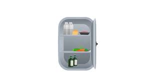 Fridge Animation Of A Refrigerator
