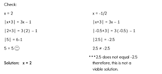 Equations With Absolute Value