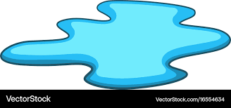 Puddle Of Water Icon Cartoon Style