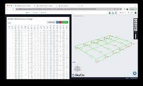 aluminum beam calculator skyciv